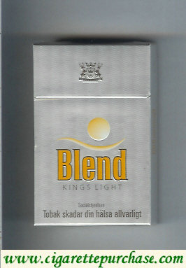 Blend Light cigarettes silver Sweden